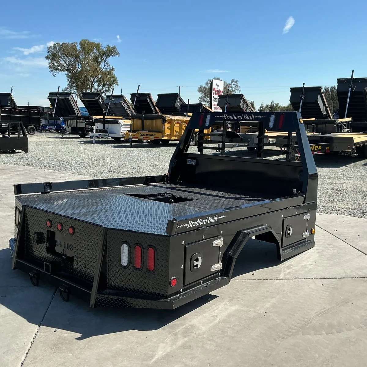 2000 Bradford Built STEEL 84103 4 Box Utility 55-56 Truck Bed